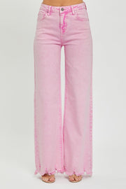 RISEN High Rise Wide Leg Jeans