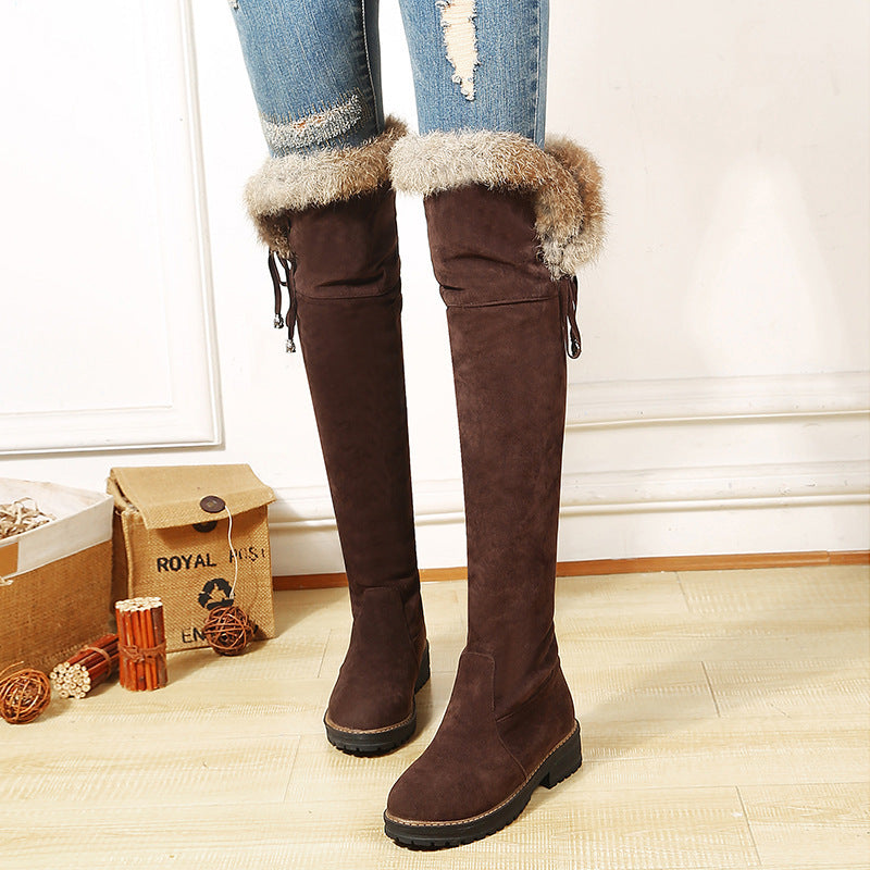 Women’s Suede Over The Knee Boots