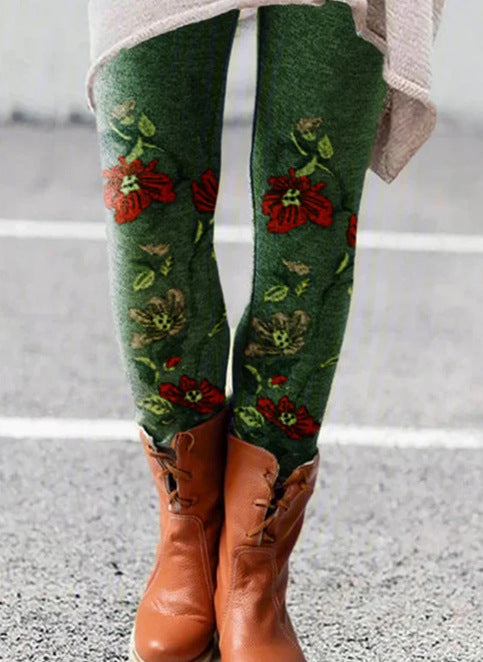 Digital Print Fashion Trendy Leggings