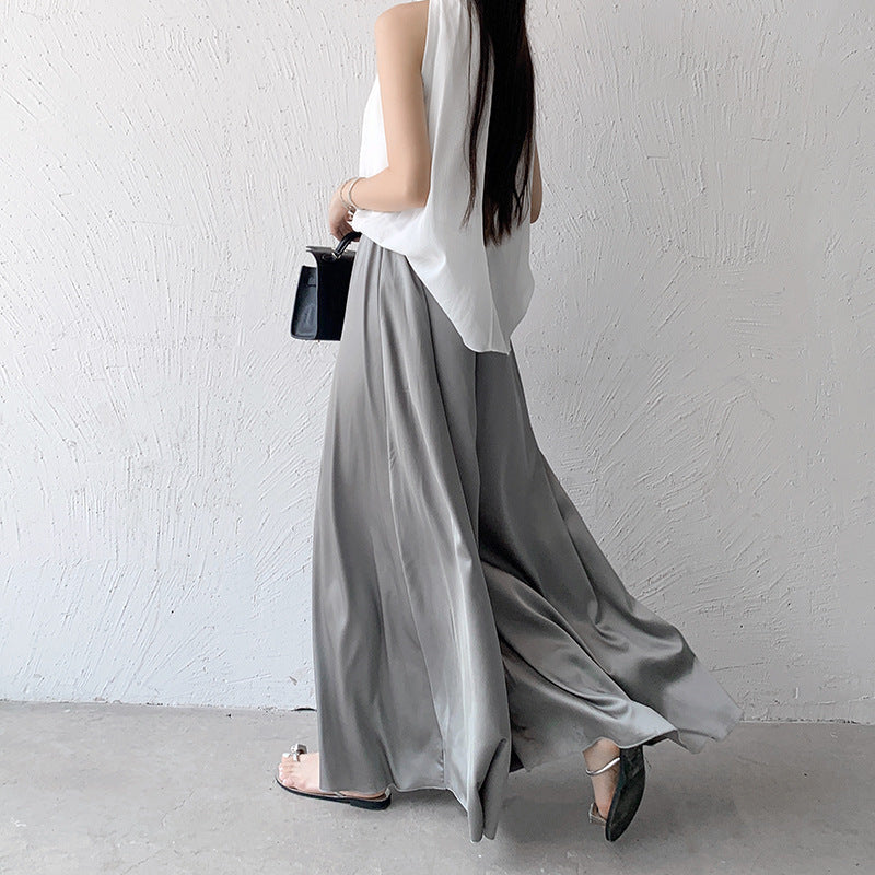 Elegant Long A- line Skirt