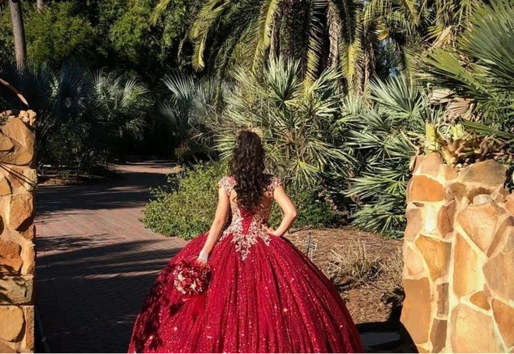 Beaded Ball Gown Pageant & Quinceanera Dress