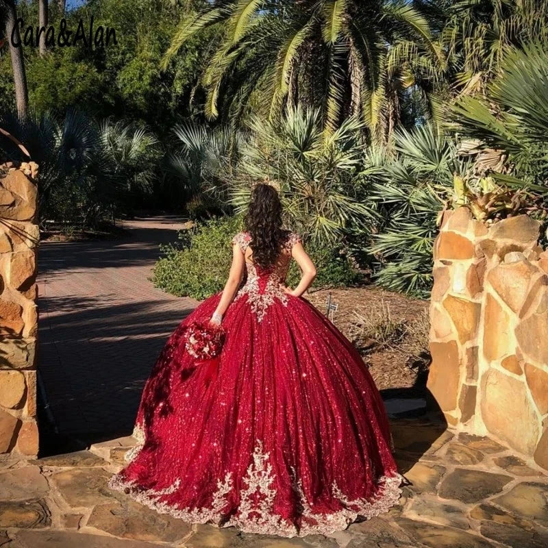 Beaded Ball Gown Pageant & Quinceanera Dress