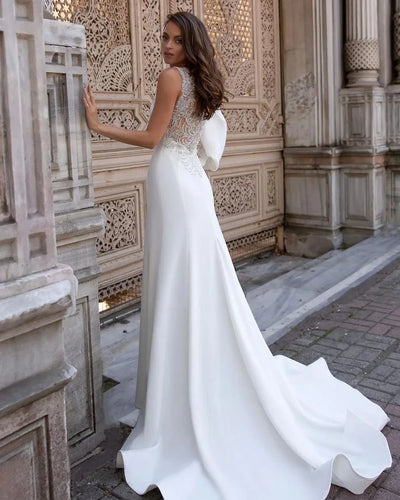 Beautiful Wedding Dresses One Shoulder Mermaid 2024 Embroidery Beading Bridal Gowns Satin Robes For Bride Vestidos De Novia 2023