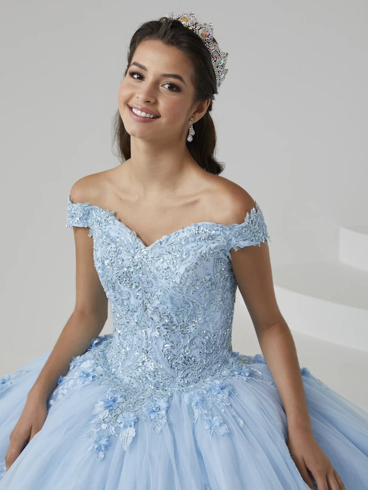 Sweetheart Appliques Lace Quinceanera Dress