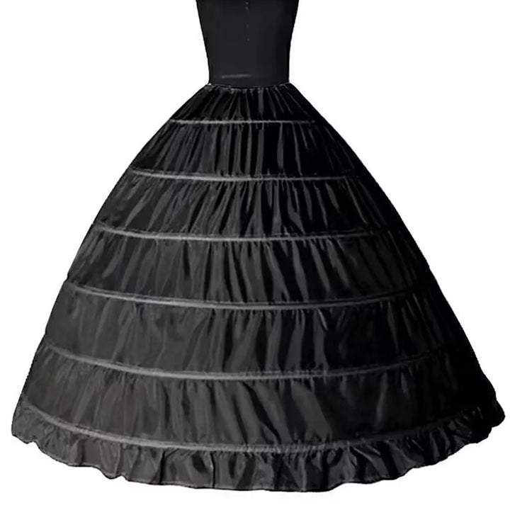 6 Hoop Crinoline Long Petticoat