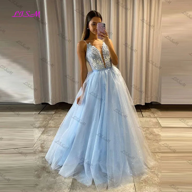 Detachable Train Prom & Quinceanera Dress