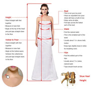 Elegant Satin Deep V-neck A-line Wedding Dress