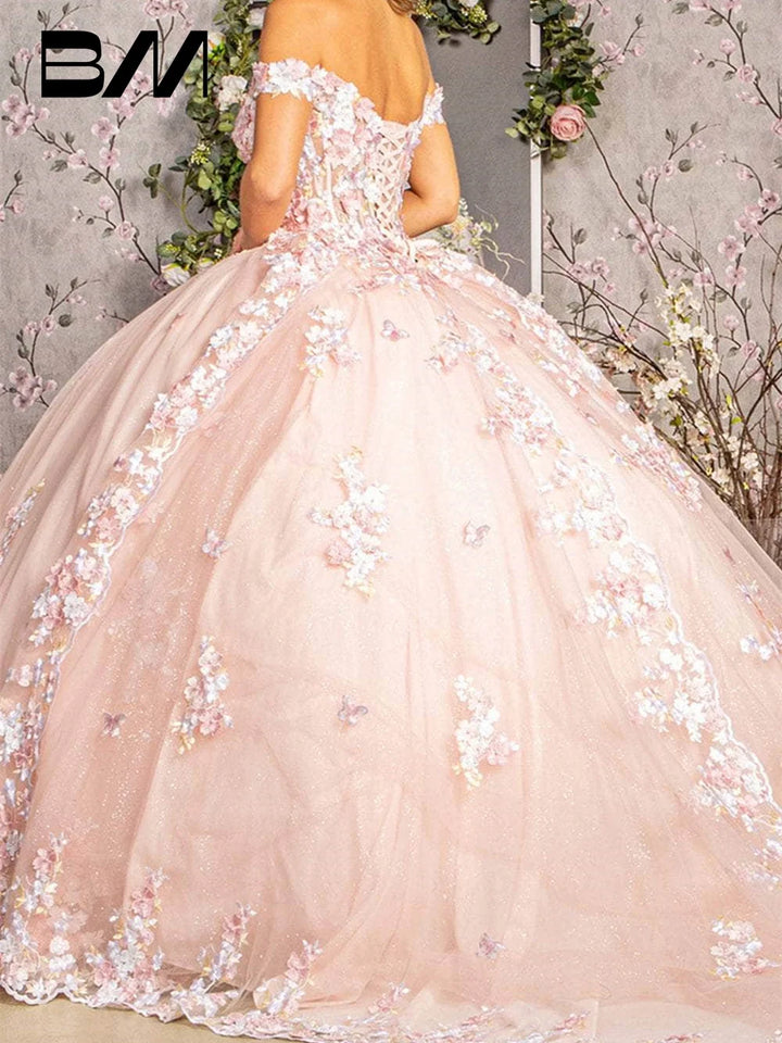 Classic Off-Shoulder Ball Gown Quinceanera Dress