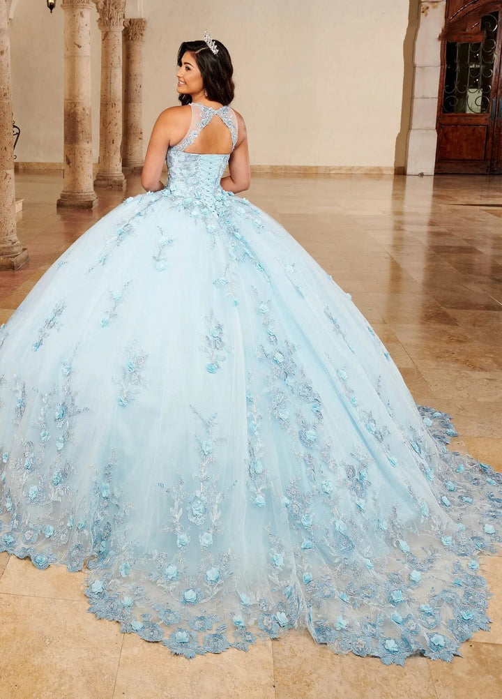 Appliques Puffy Sweet 16 Ball Gown Quinceanera Dress