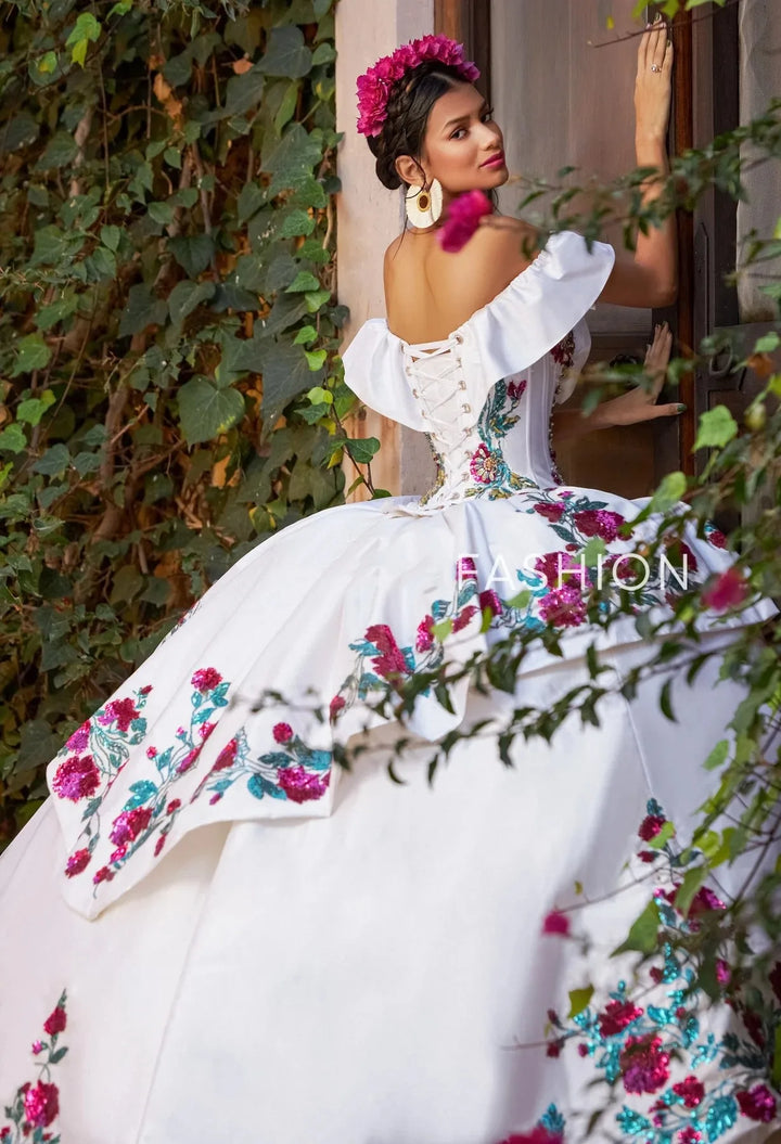 Classic Off The Shoulder Sweet 16 Quinceanera Dress