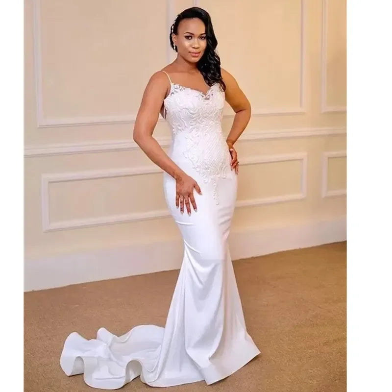 Fashion Long Sweetheart Mermaid Wedding Dress