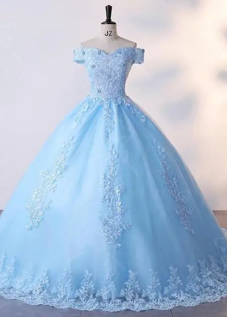 Luxury Lace Ball Gown Quinceanera Dress