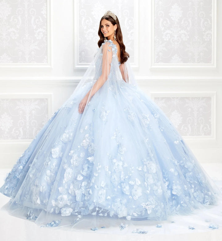 Pink Puffy Quinceañera Ball Gown