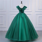 Sweet Flower Prom Ball Gown Quinceanera Dress