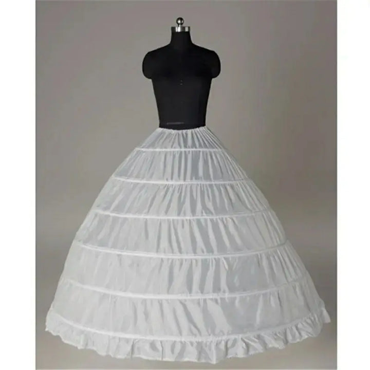 6 Hoop Crinoline Long Petticoat