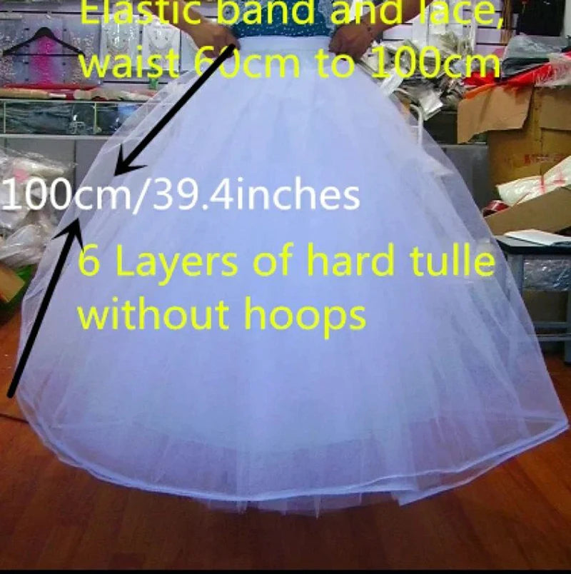 4/6/8 Layers Tulle Petticoat