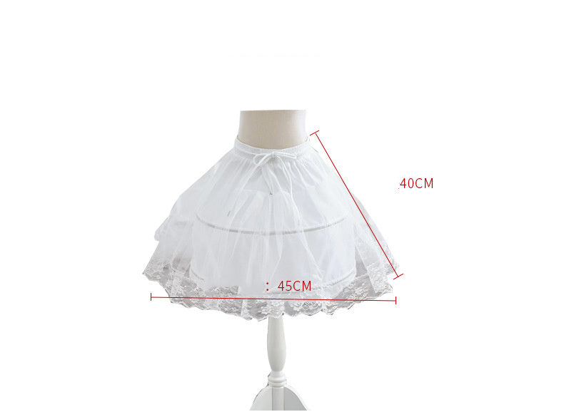 Double Steel Ring Short Adjustable Petticoat