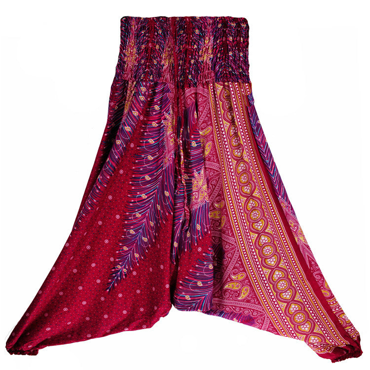 Yoga Style Puffy   Boho Pants