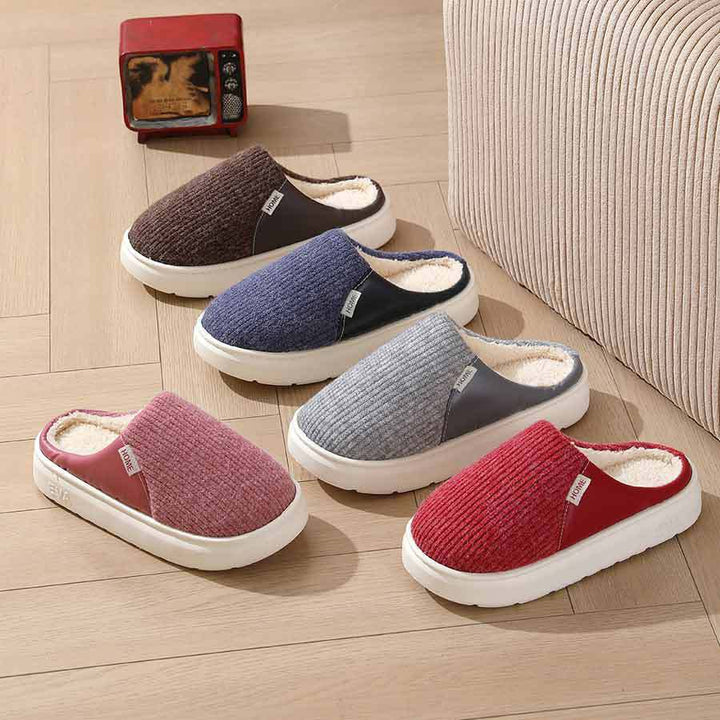 Warm Lightweight Thick Bottom Slip On Shoes