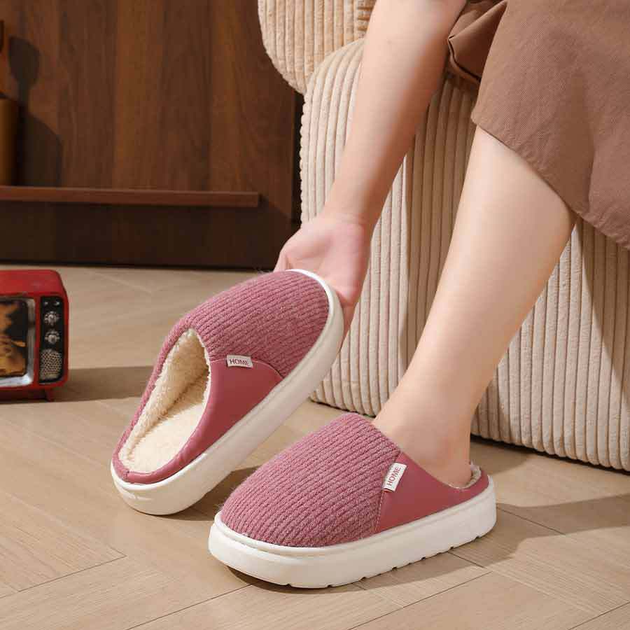 Warm Lightweight Thick Bottom Slip On Shoes