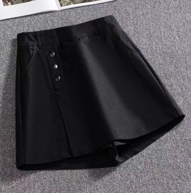 Wide Leg Short Skirt