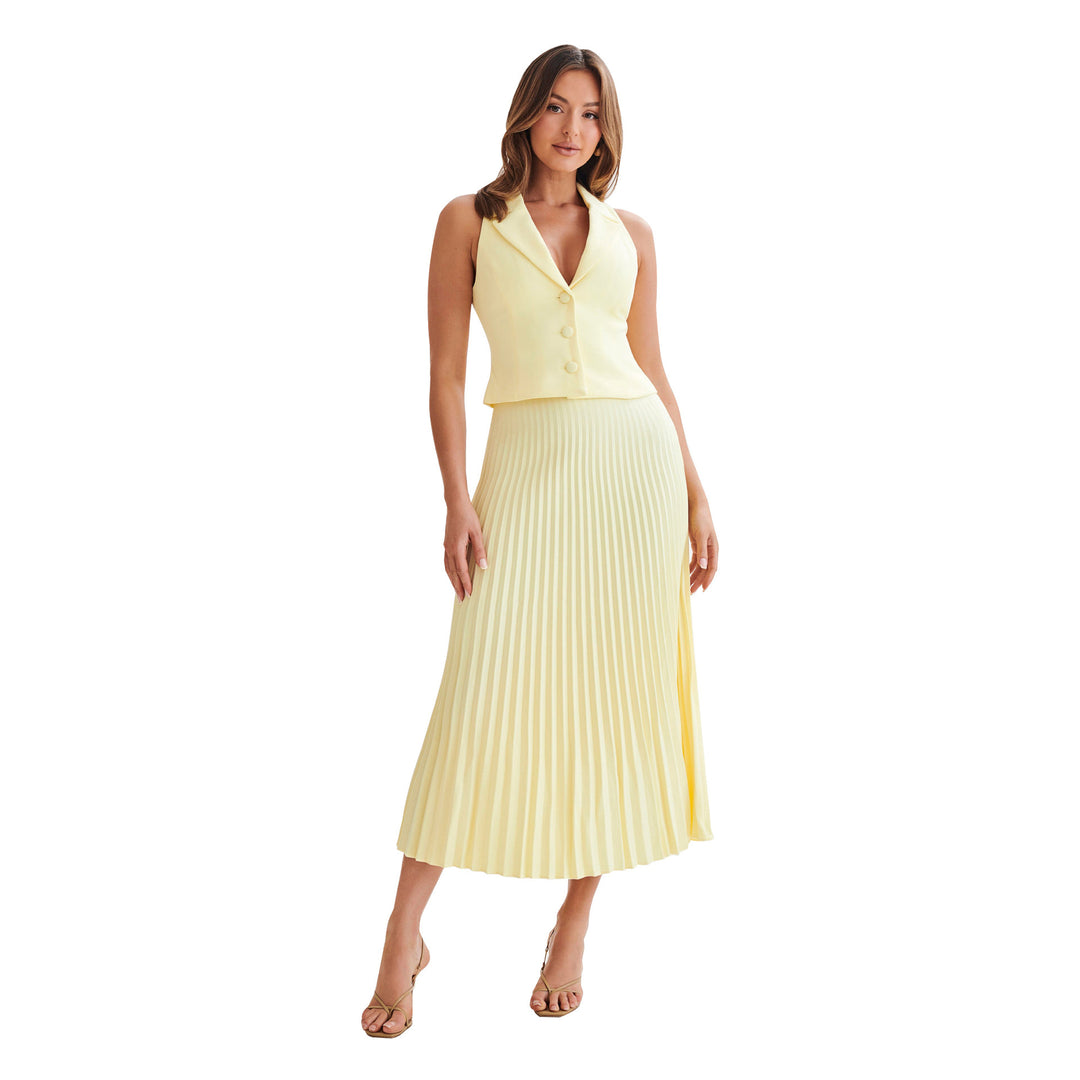 Summer Pleated Casual Skirt