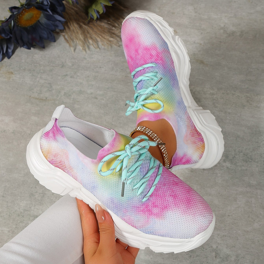 Women's  Flower Fashion Sneakers