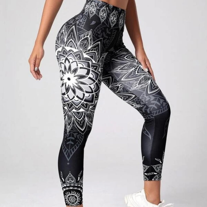 Ink Printing Yoga Leggings