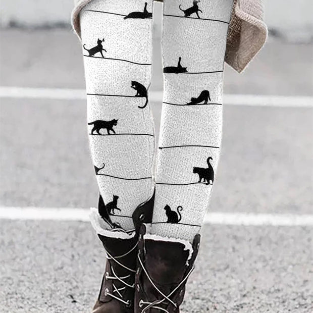 Digital Print Fashion Trendy Leggings