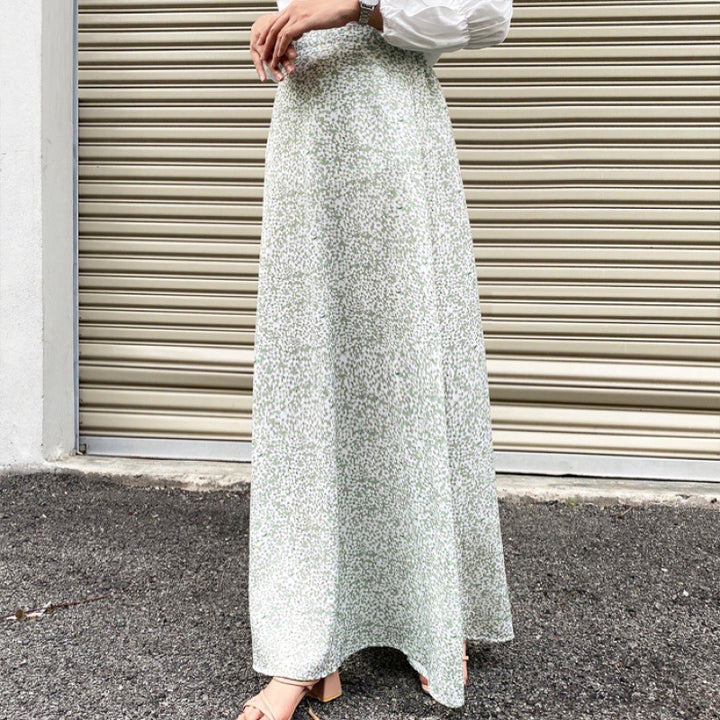 All-match Floral Skirt