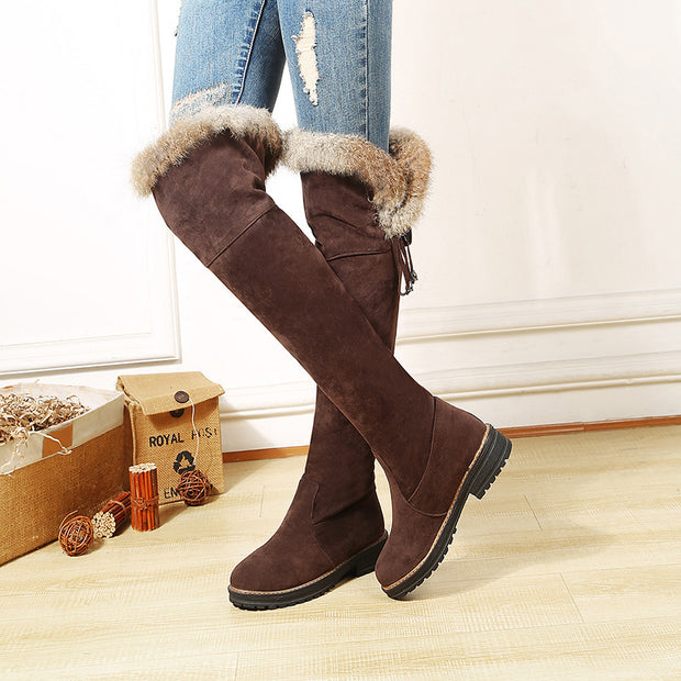 Women’s Suede Over The Knee Boots