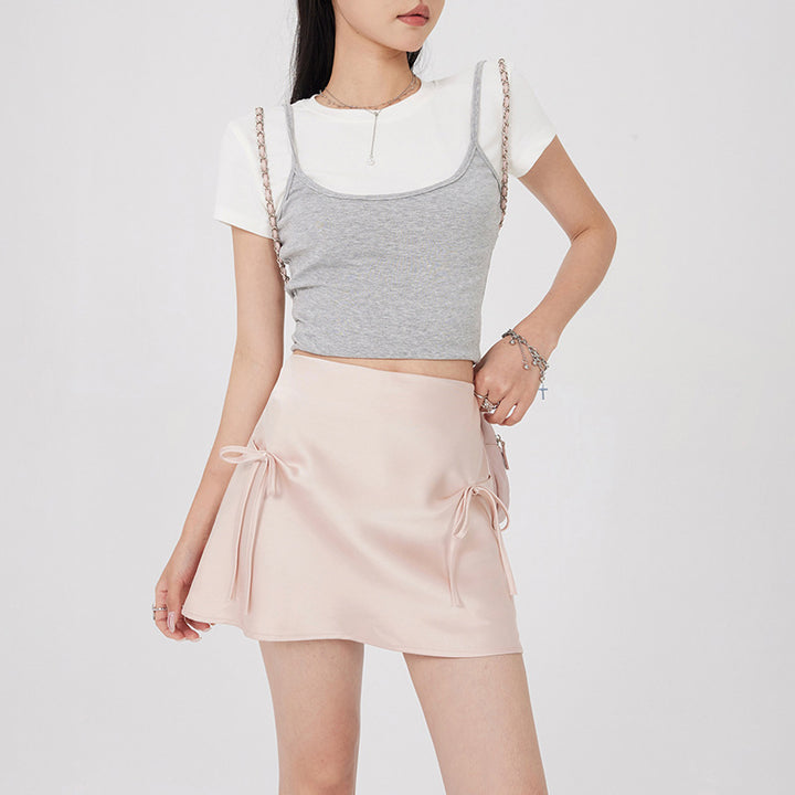 Fashion Bow Bandage Skirt