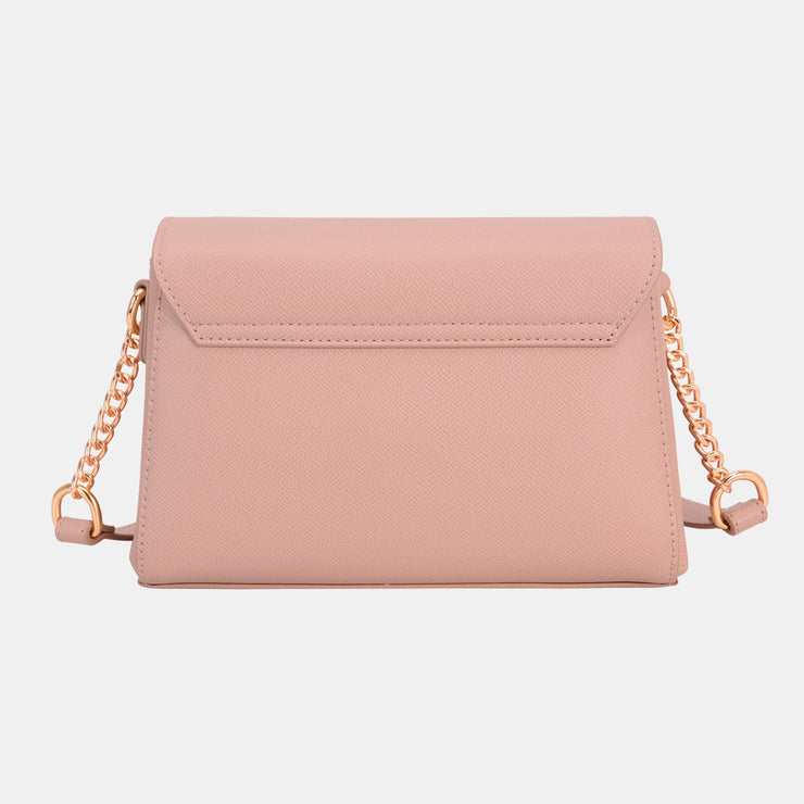 David Jones PU Leather Crossbody Bag