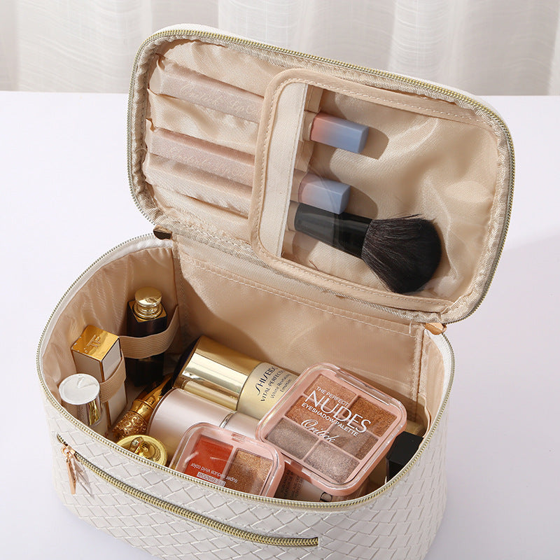 Handheld PU Makeup Bag With Large Capacity