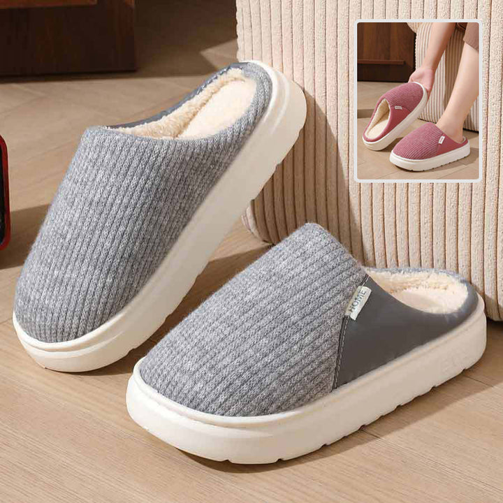 Warm Lightweight Thick Bottom Slip On Shoes