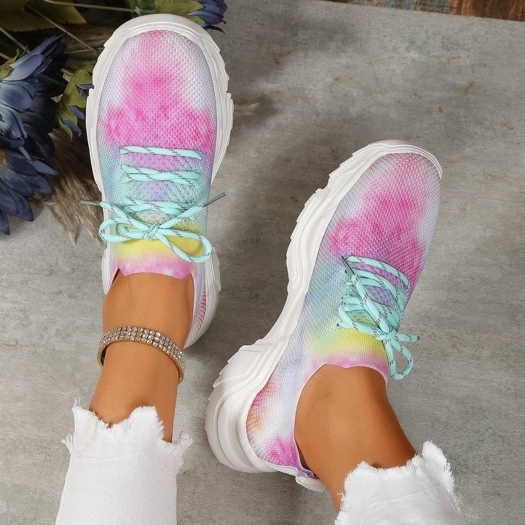 Women's  Flower Fashion Sneakers