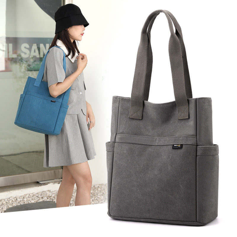 Casual Portable Shoulder Bag Canvas Bag