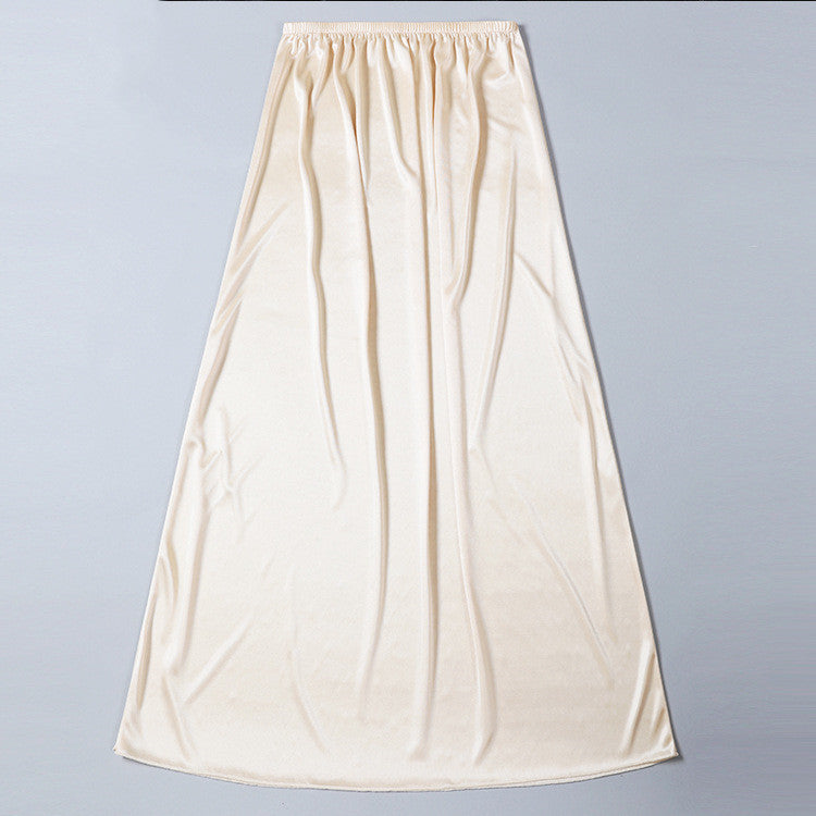 Fashionable Thin Silk Satin Skirt