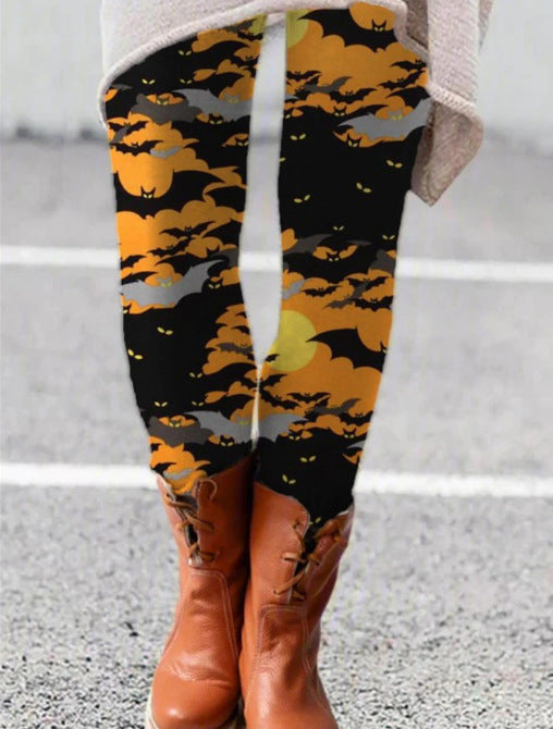 Digital Print Fashion Trendy Leggings