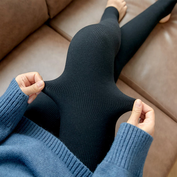 High Waist Winter Warm Stretch Leggings