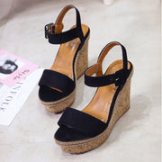 Open Toe High Wedge Sandals