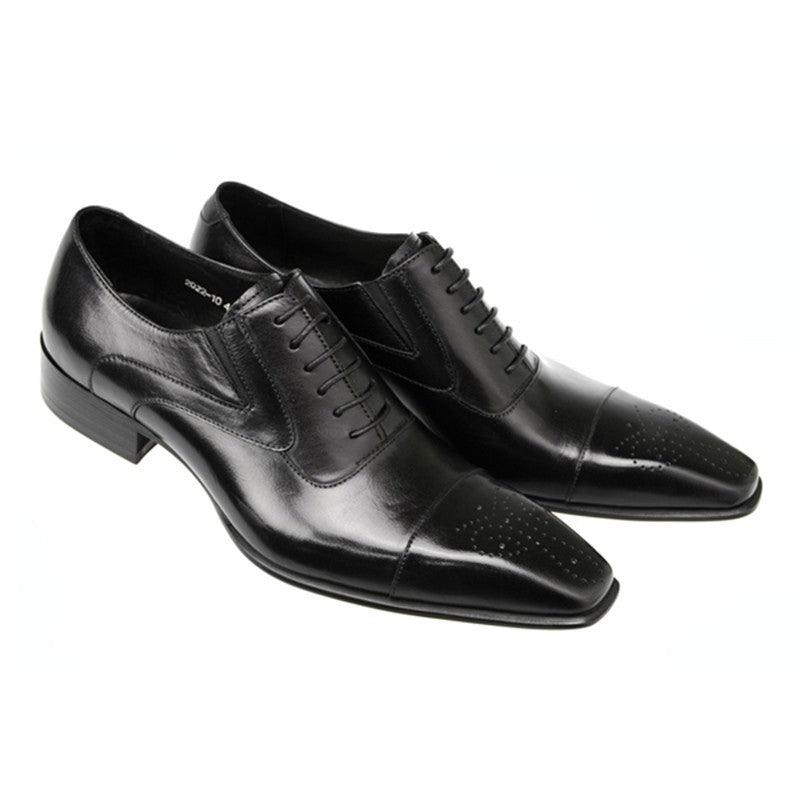 Men Oxfords PU Leather Dress Shoes - TheFashionwiz