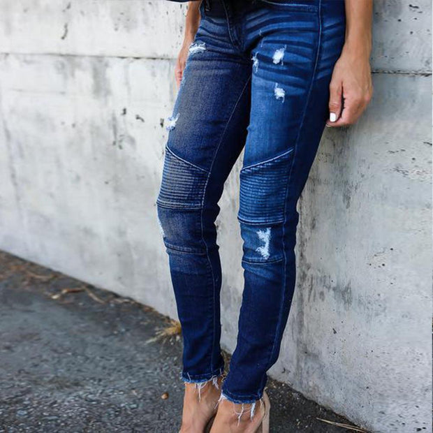 Single Taurus Distressed Vintage Slim Fit Jeans - TheFashionwiz