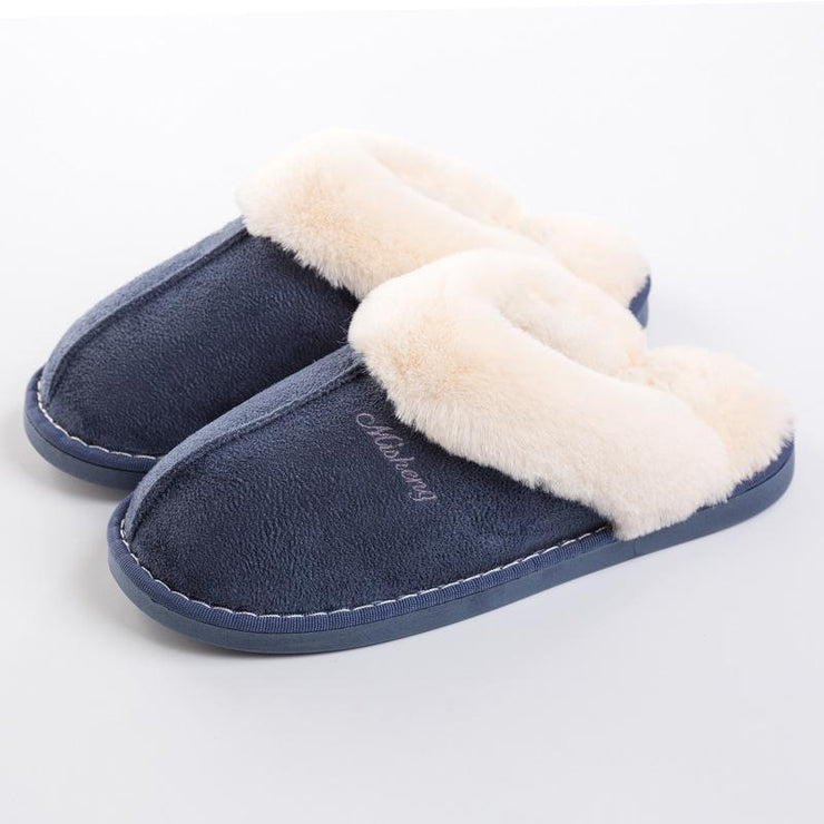Waterproof Warm Fur Lined Slippers - TheFashionwiz