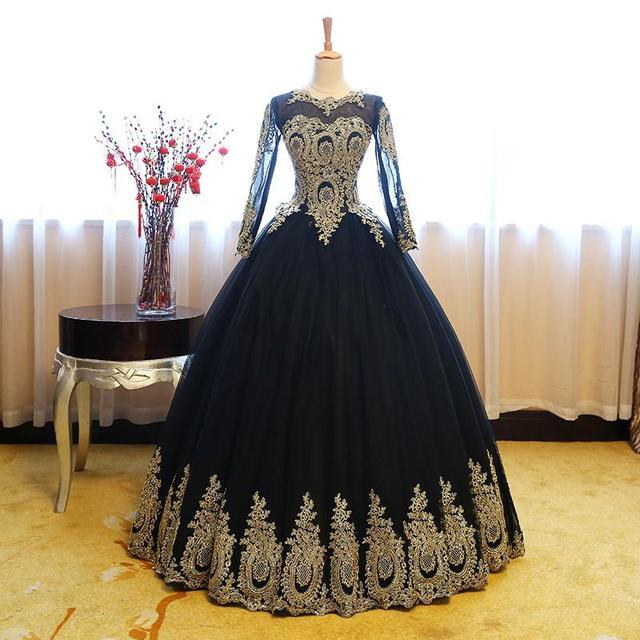 Off Shoulder Vintage Style Ball Gown - TheFashionwiz